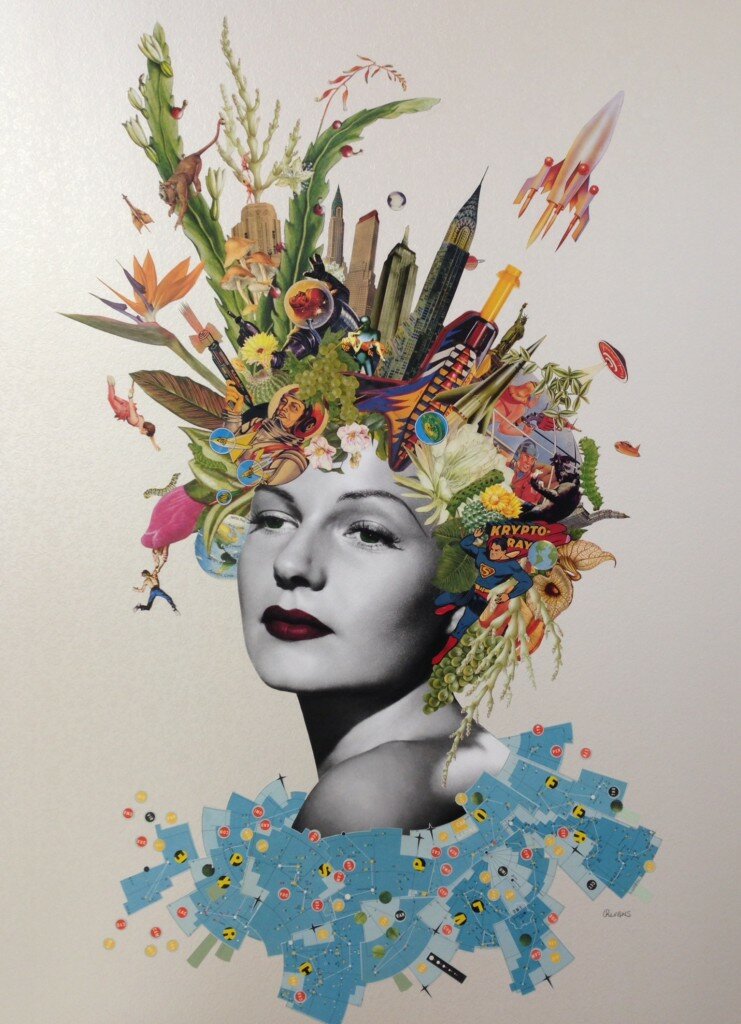 Maria Rivans Carina Original Collage 90 x 120 cms 2013 £2800 Liberty Gallery 741x1024 London Art Fair 2014 | Whats New This Year
